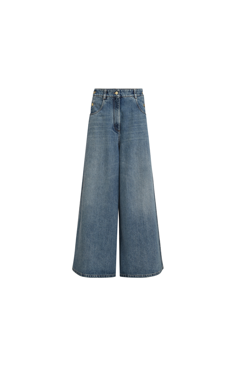 Maxi trousers, Alternate, color, Denim