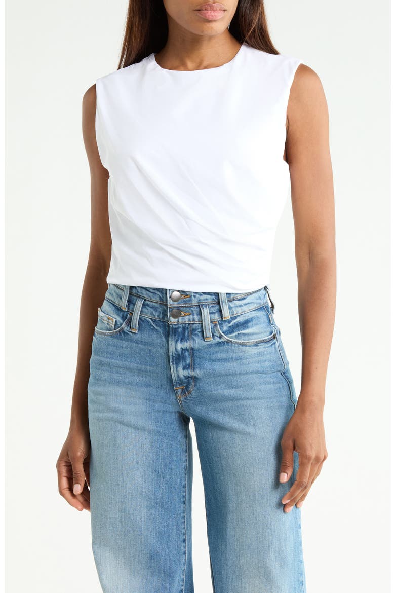 The Twisted Crop Tank, Main, color, WHITE