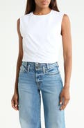 FRAME The Twisted Crop Tank