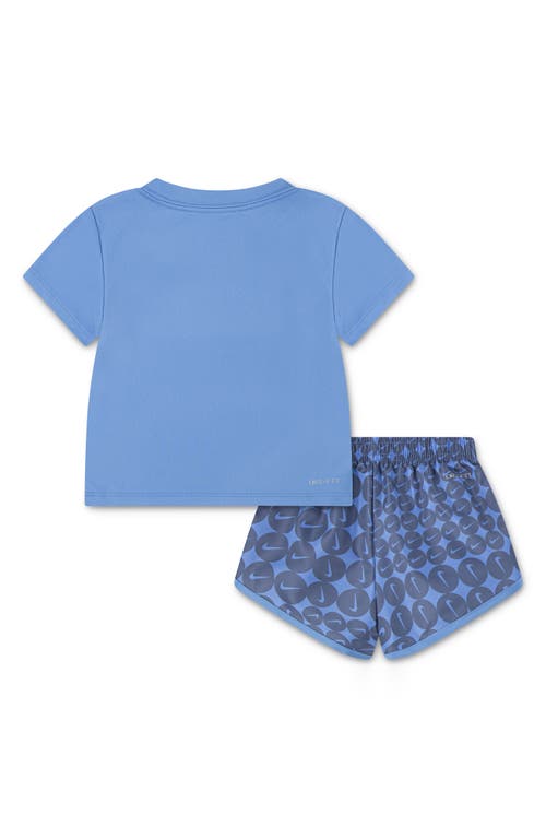 Nike Kids' Dri-fit Essentials Just Do It Sprinter T-shirt & Shorts Set In Blue