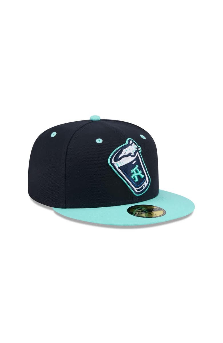 New Era Men's New Era Navy Asheville Tourists Theme Nights 59FIFTY Fitted Hat, Alternate, color, Navy