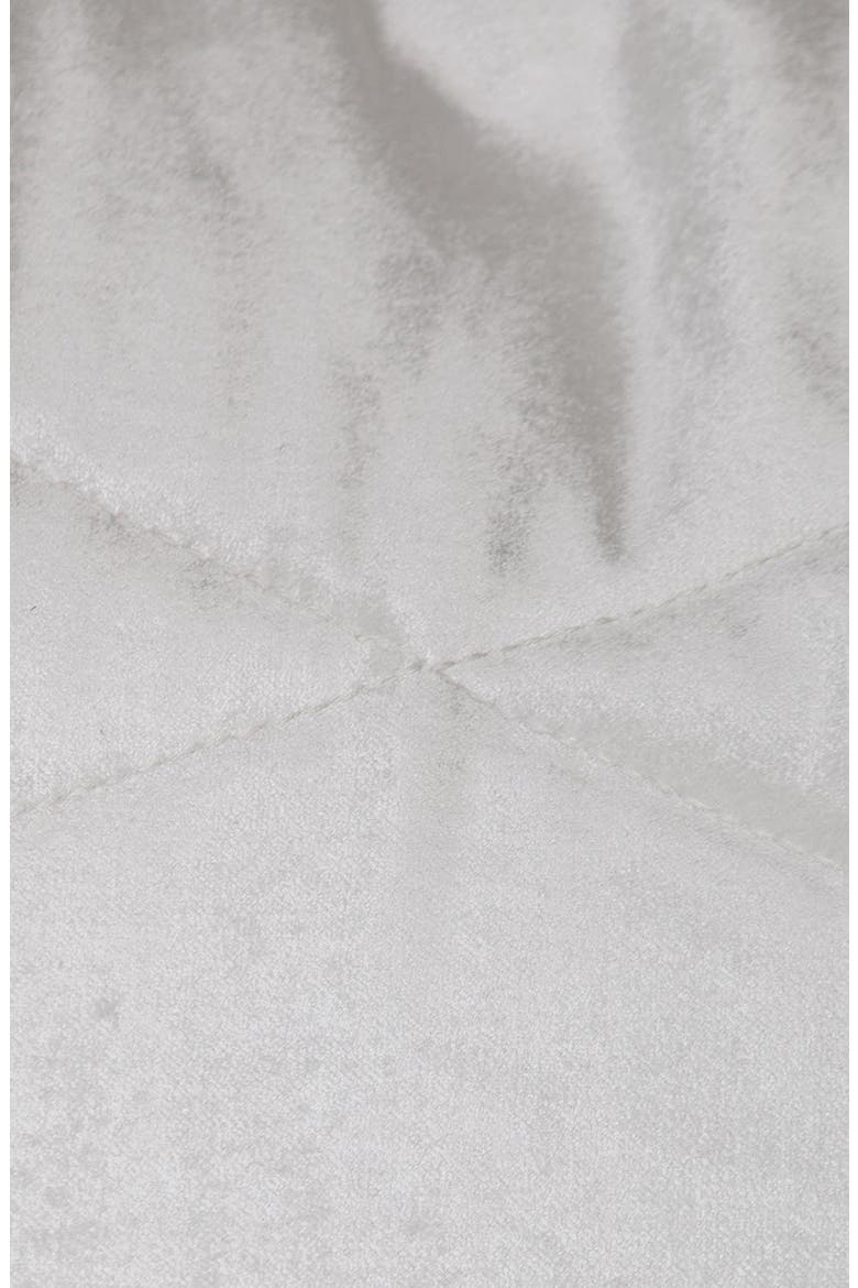 Koko Transitional White Throw Pillow, Alternate, color, WHITE