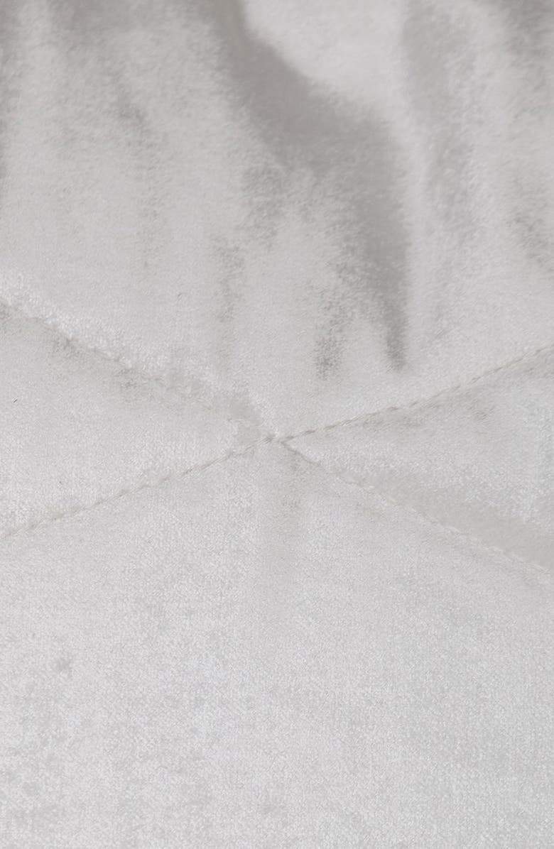 PARKLAND COLLECTION Koko Transitional White Throw Pillow, Alternate, color, White