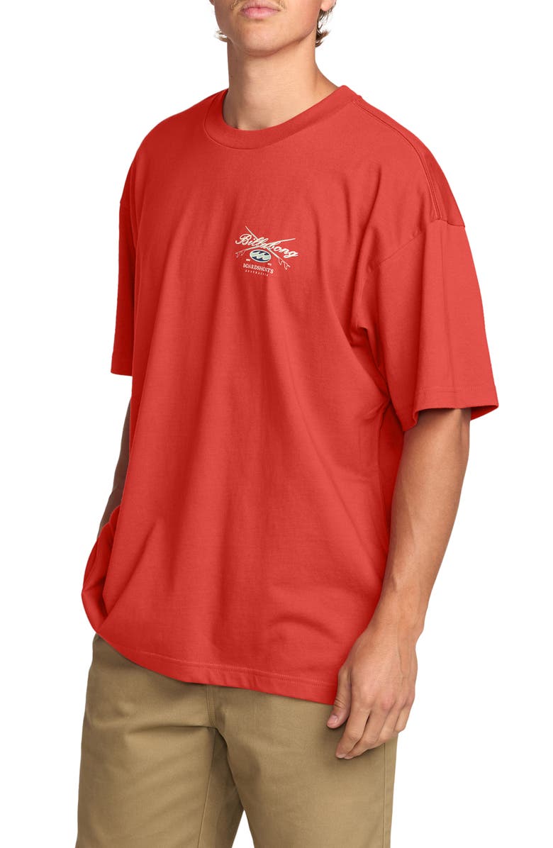 Billabong Crossboards Graphic T-Shirt, Alternate, color, Butter Scotch