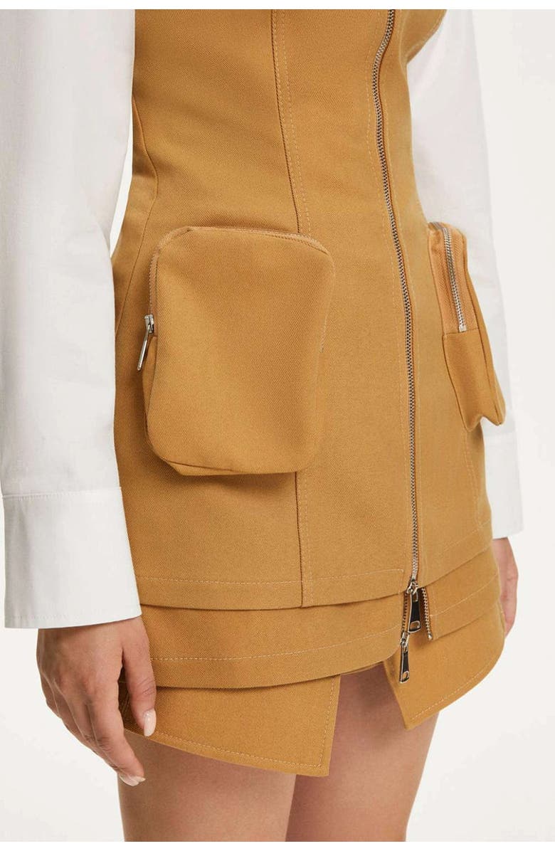 Nocturne Strapless Crop Top with Cargo Pocket, Alternate, color, 