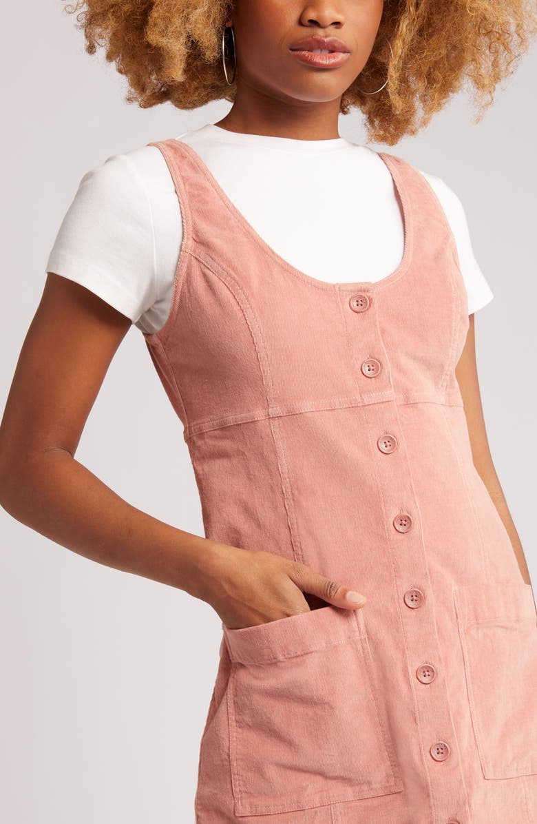 BP. Corduroy Jumper Dress, Alternate, color, 