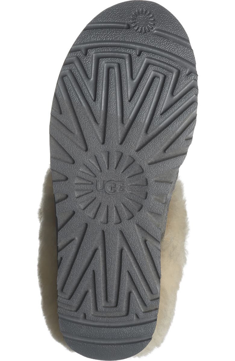 UGG<sup>®</sup> Cluggette Genuine Shearling Lined Indoor/Outdoor Slipper, Alternate, color, Moon Gray