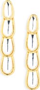 The M Jewelers Two-Tone Oval Link Drop Earrings