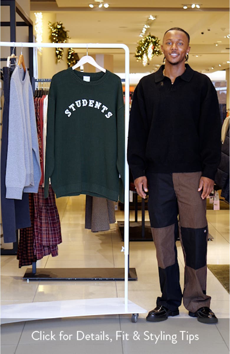 Oakridge Graphic Crewneck Sweater, sales video thumbnail