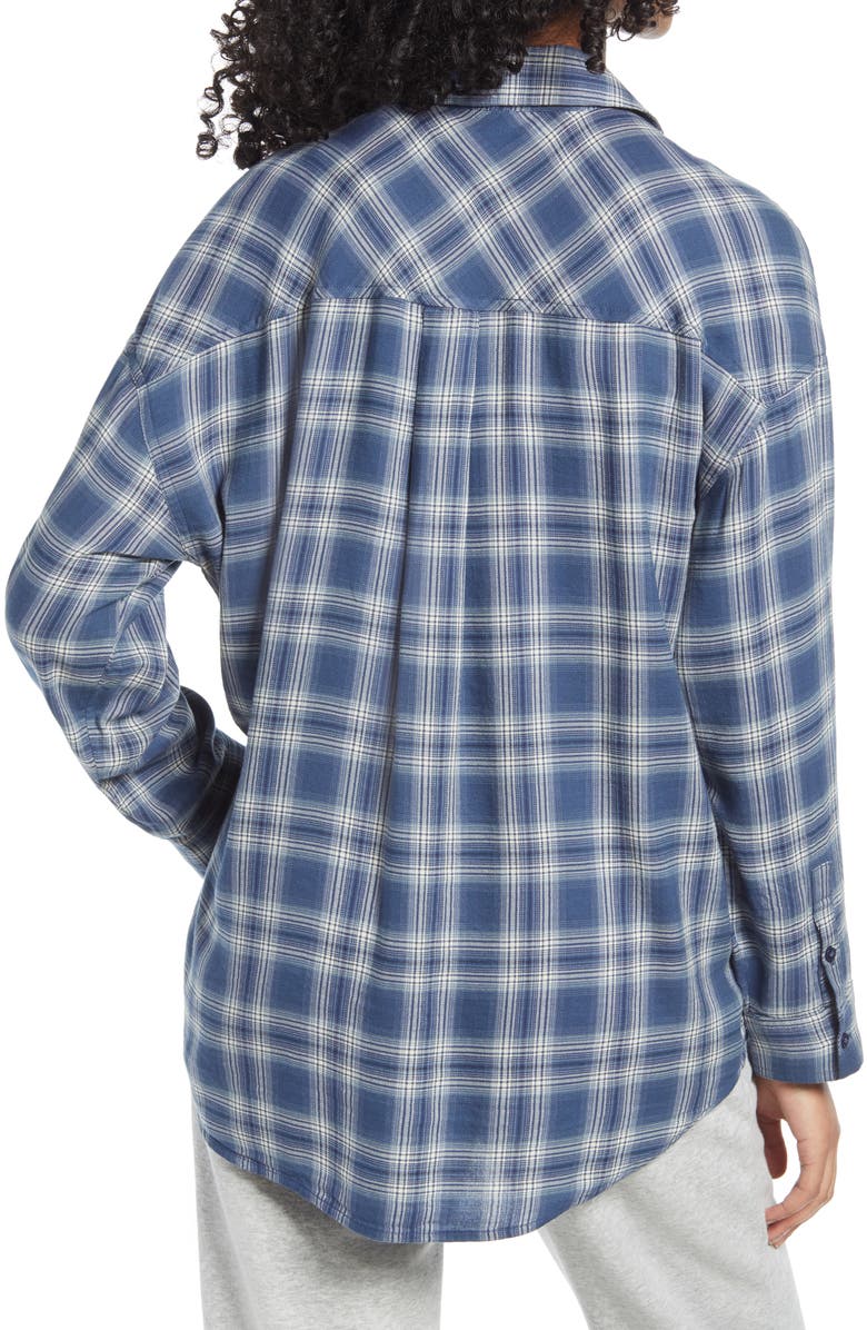 BP. Plaid Flannel Shirt, Alternate, color, 