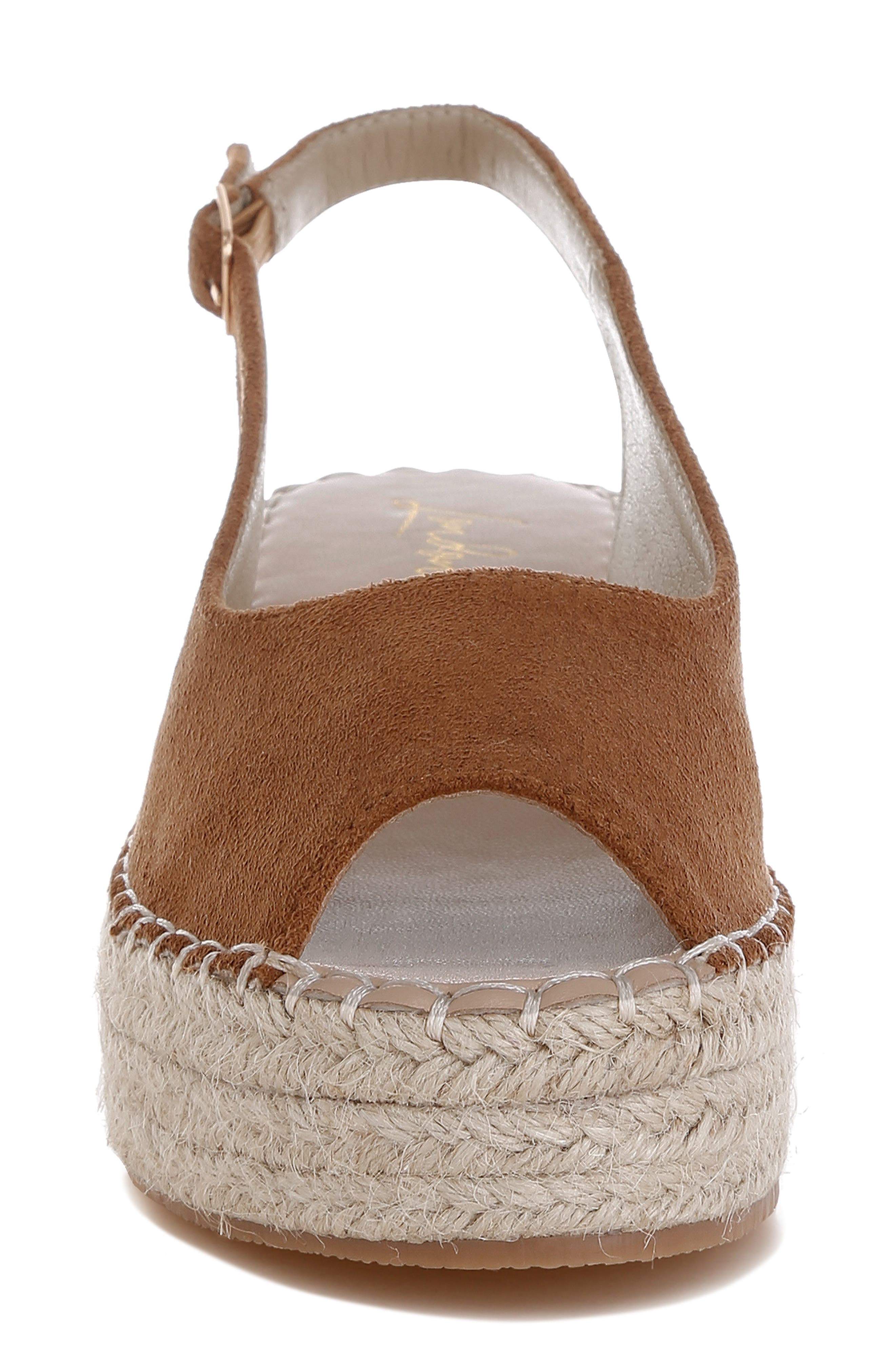 Georna Platform Wedge Espadrille Sandal, Alternate, color, TAN
