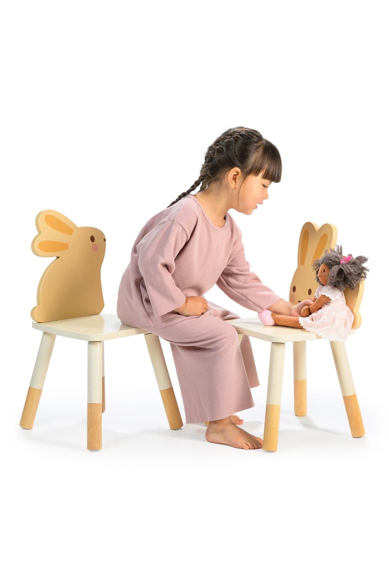 Bunny Table and Chair Set, Alternate, color, Multi-color