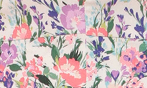 Avec Les Filles Floral Bustier Minidress In Perfect Petals