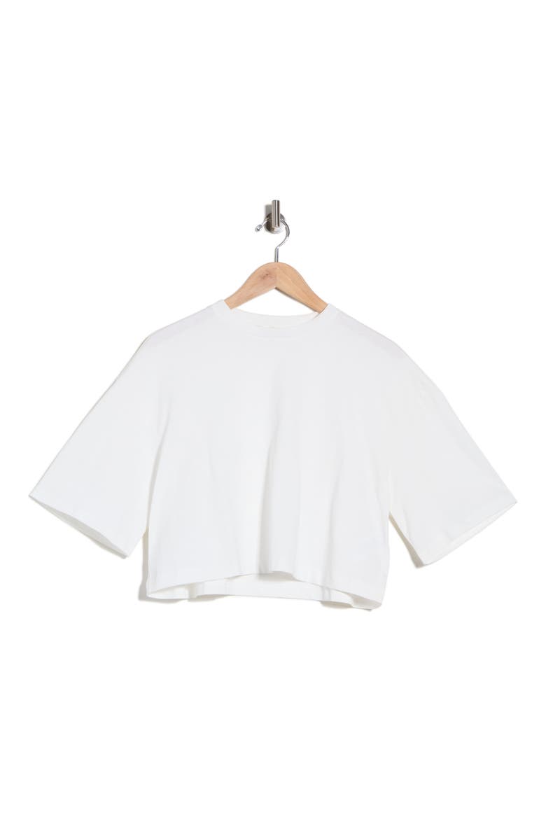 Gloria Cotton T-Shirt, Main, color, WHITE