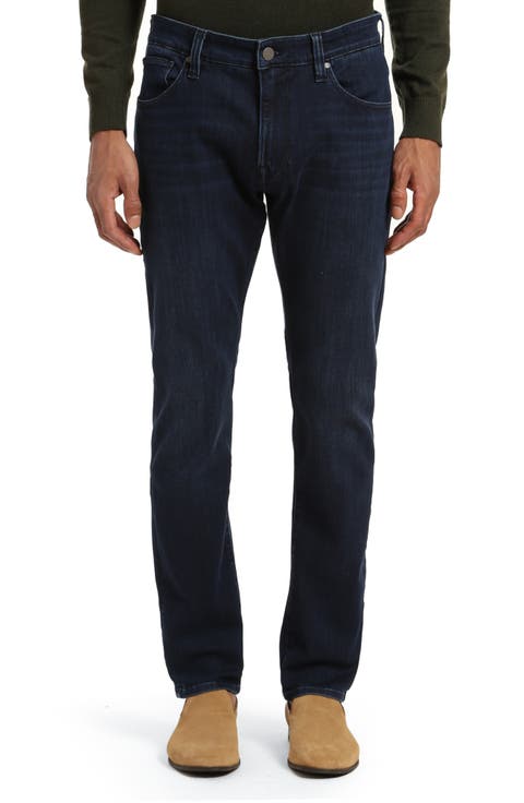 Cool Slim Fit Jeans (Dark Midnight Brushed) (Regular & Tall)