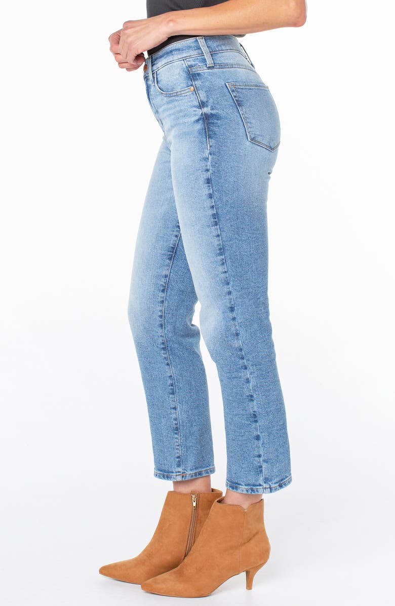 Rachel Roy High Rise 26" Inseam Straight Jeans, Alternate, color, 