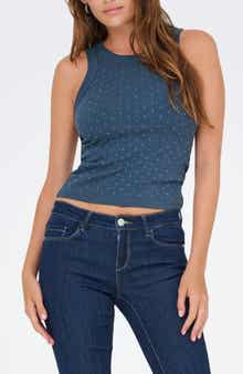 Only Arnhem Rhinestone Sleeveless Top