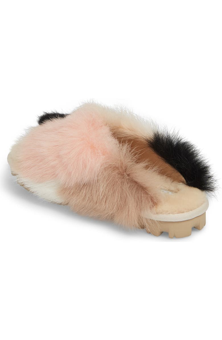 UGG<sup>®</sup> Shag It Crazy Genuine Toscana Shearling Slide Sandal, Alternate, color,