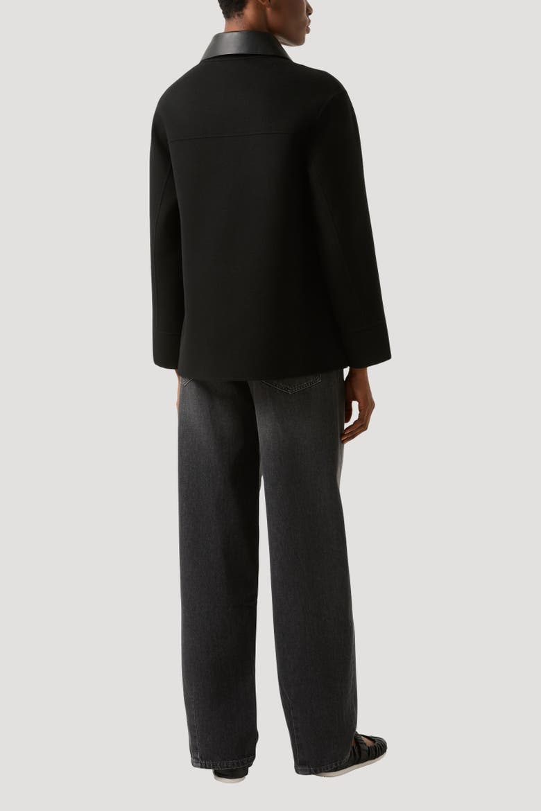 Doubleface Jacket Cassidy, Alternate, color, Black