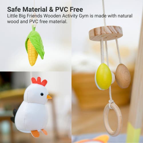 Little Big Friends Wooden Activity Arch In Multi