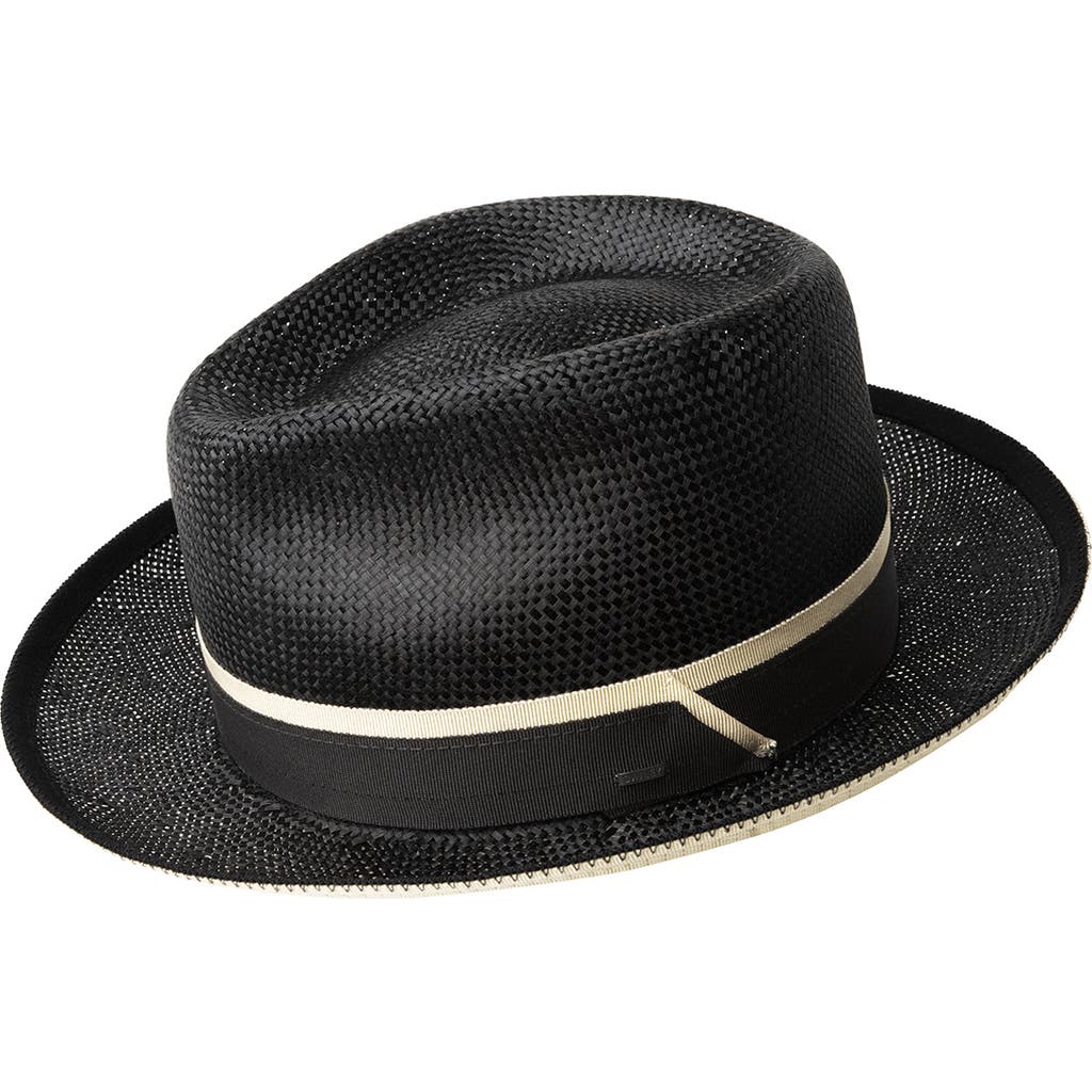 Bailey Cresskill Straw Hat In Black