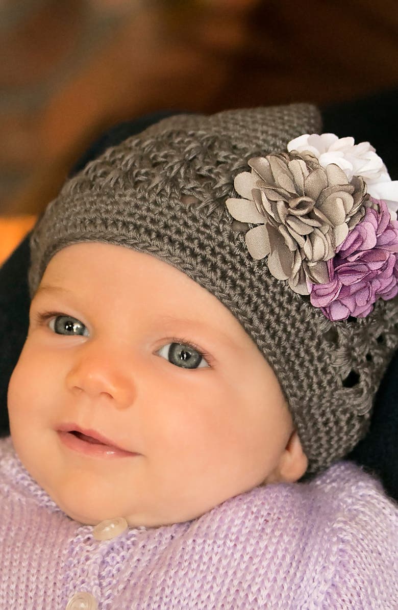 PLH Bows & Laces Crochet Hat, Alternate, color, 