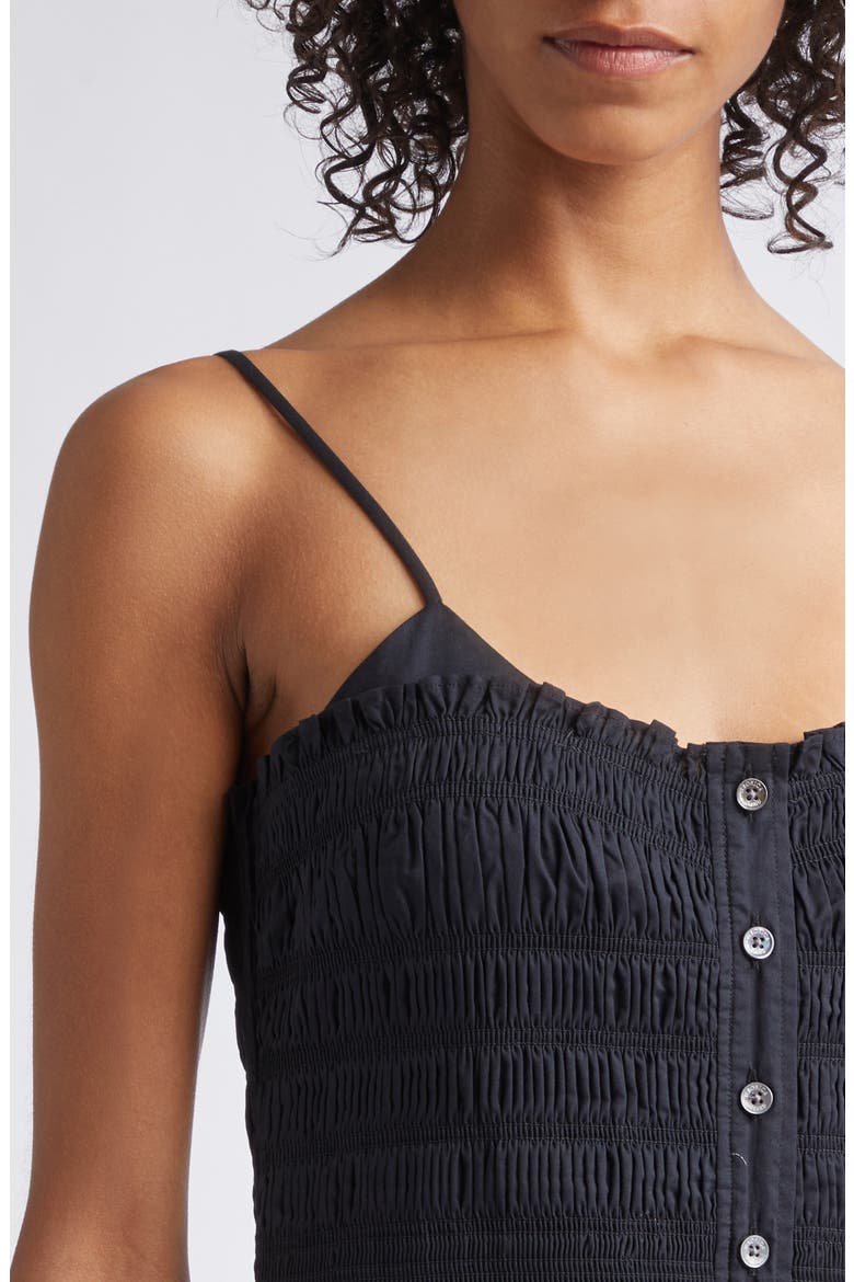 Serenel Smock Sundress, Alternate, color, BLACK