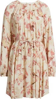Nordstrom Floral Print Long Sleeve Minidress