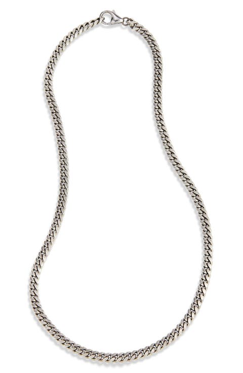 18K Yellow Gold Vermeil 20" Italian Cuban Link Necklace