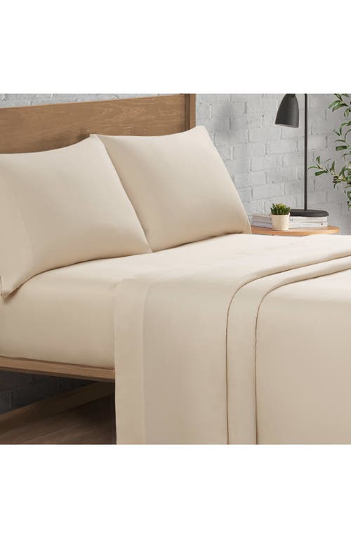 Lucky Brand Serene Slumber Cotton Sateen Sheet Set In Biege