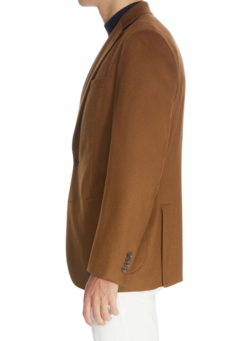 Delta Unstructured Cashmere Sport Coat, Alternate, color, MID BROWN