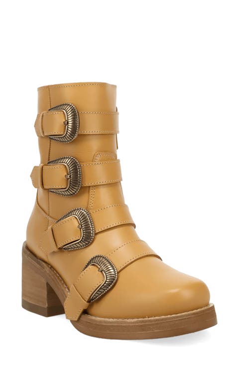 Topanga Buckle Strap Bootie
