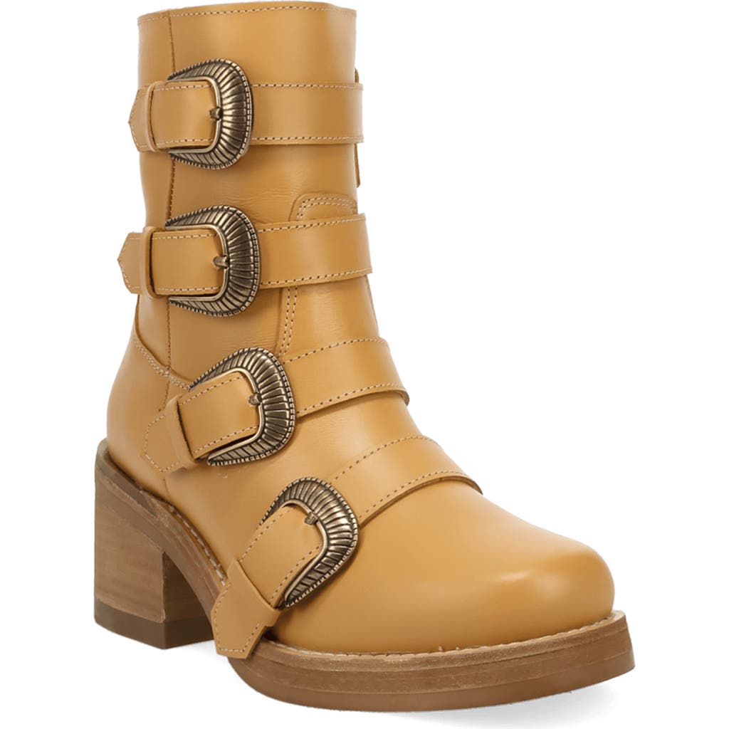 Dingo Topanga Buckle Strap Bootie In Brown