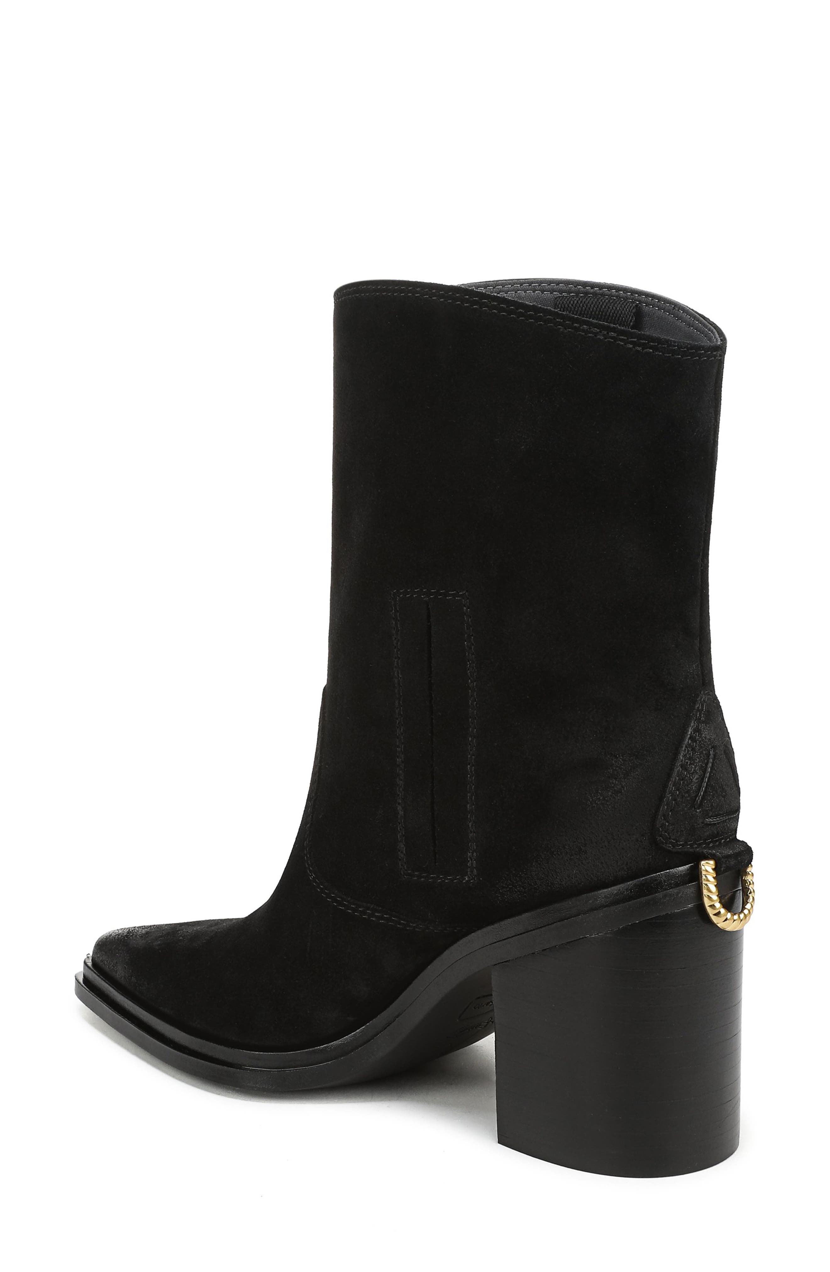 Laken Block Heel Bootie, Alternate, color, BLACK LEATHER