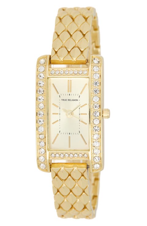 Diamond Dial Bracelet Watch, 23mm x 37mm