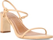 STAUD Laurel Block Heel Ankle Strap Sandal