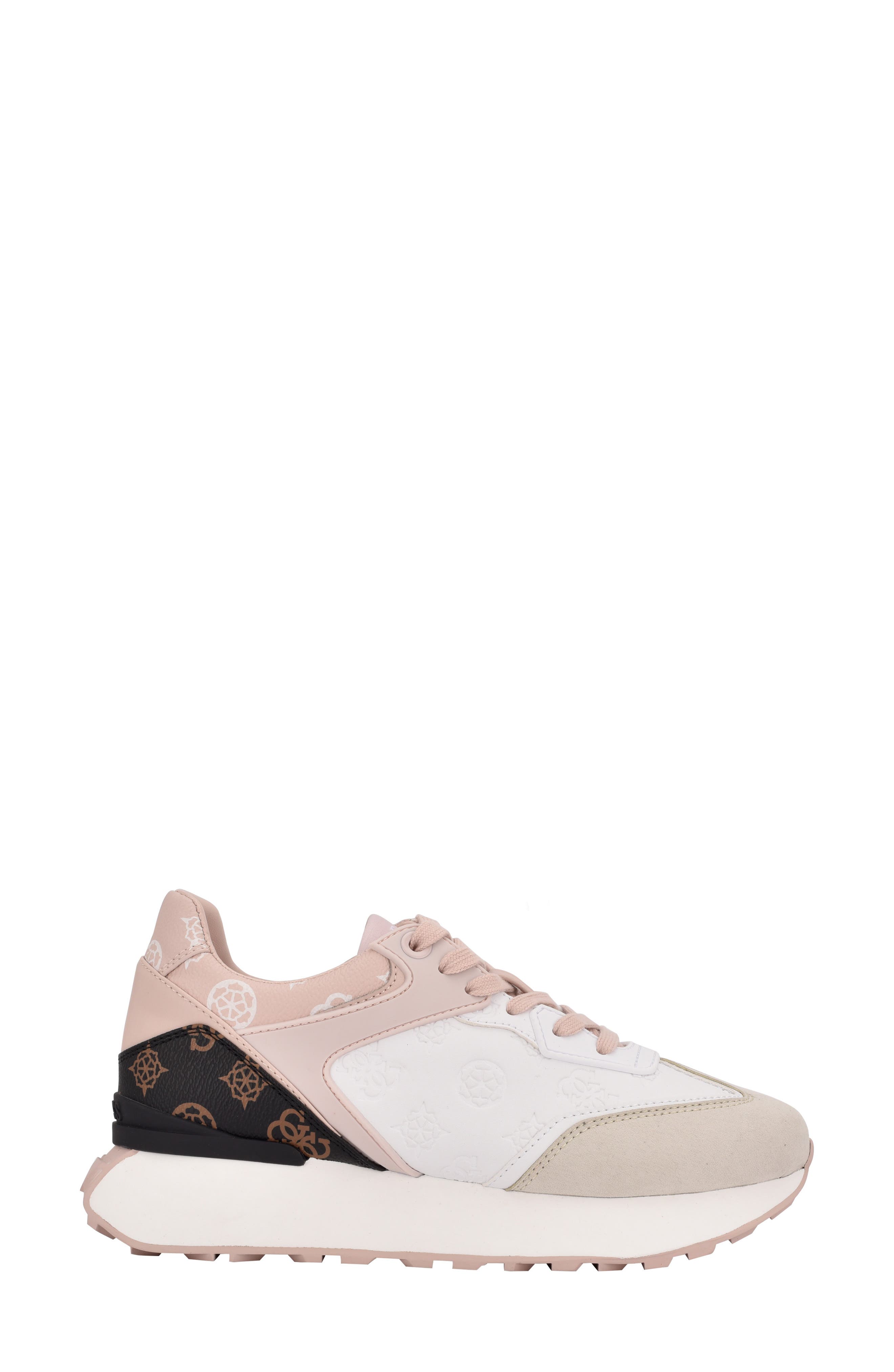GUESS Luchia Sneaker, Alternate, color, White Multi Ll