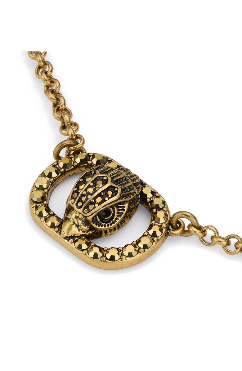 Kurt Geiger London Chlesea Eagle Pendant Necklace, Alternate, color, Brass