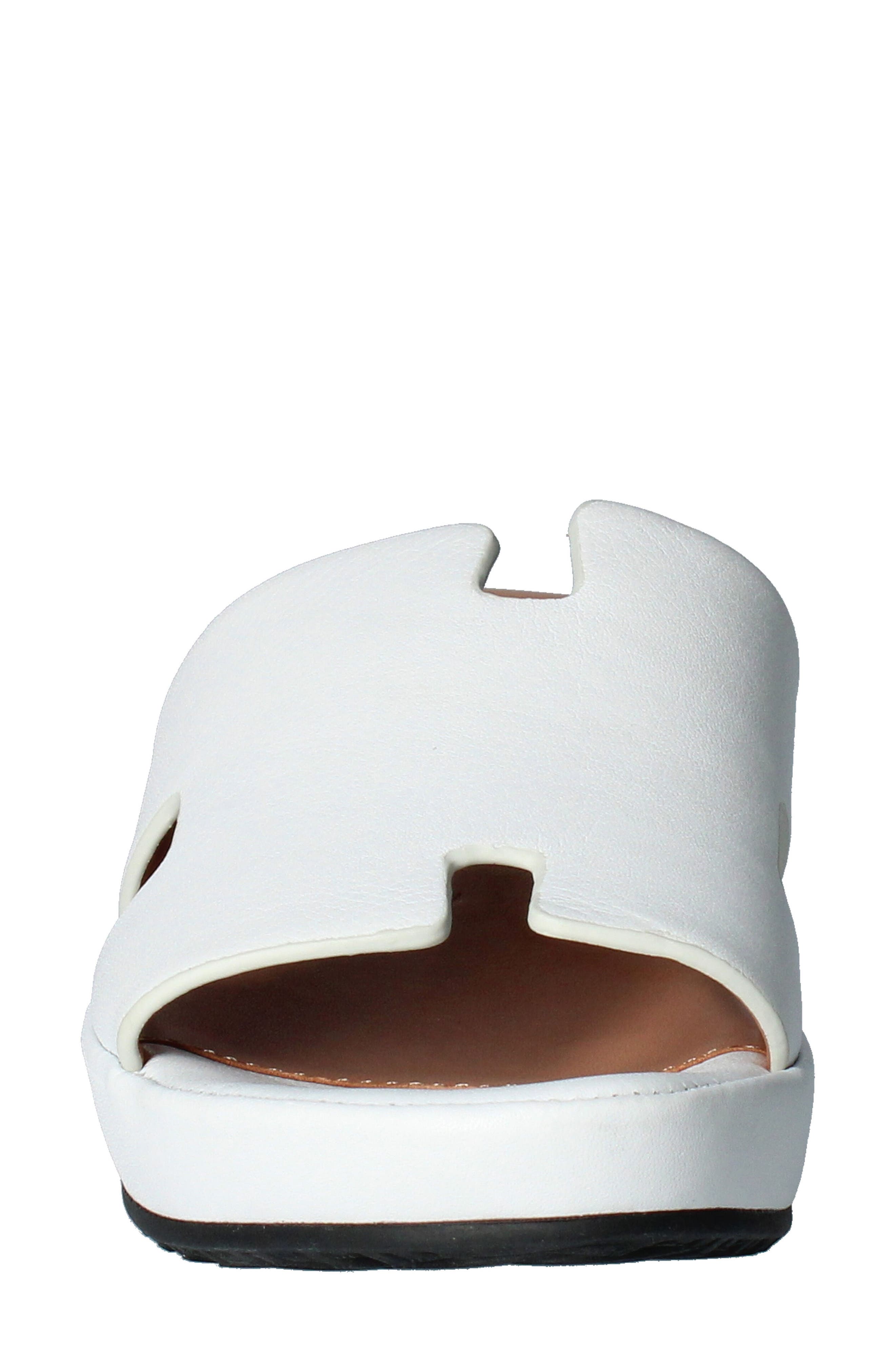 L'Amour des Pieds Catiana Platform Sandal, Alternate, color, White