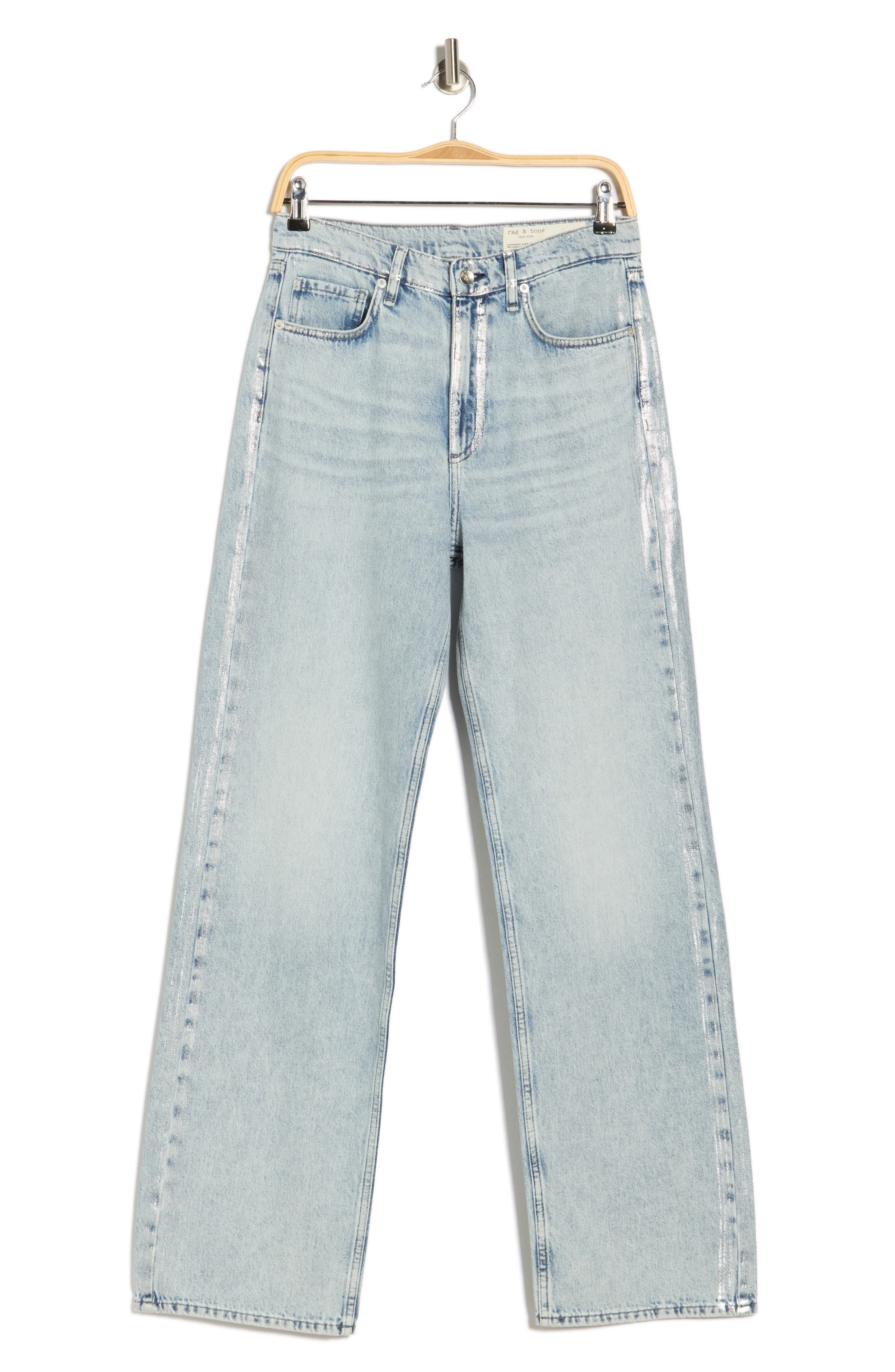 rag & bone Shannon High Waist Straight Leg Jeans