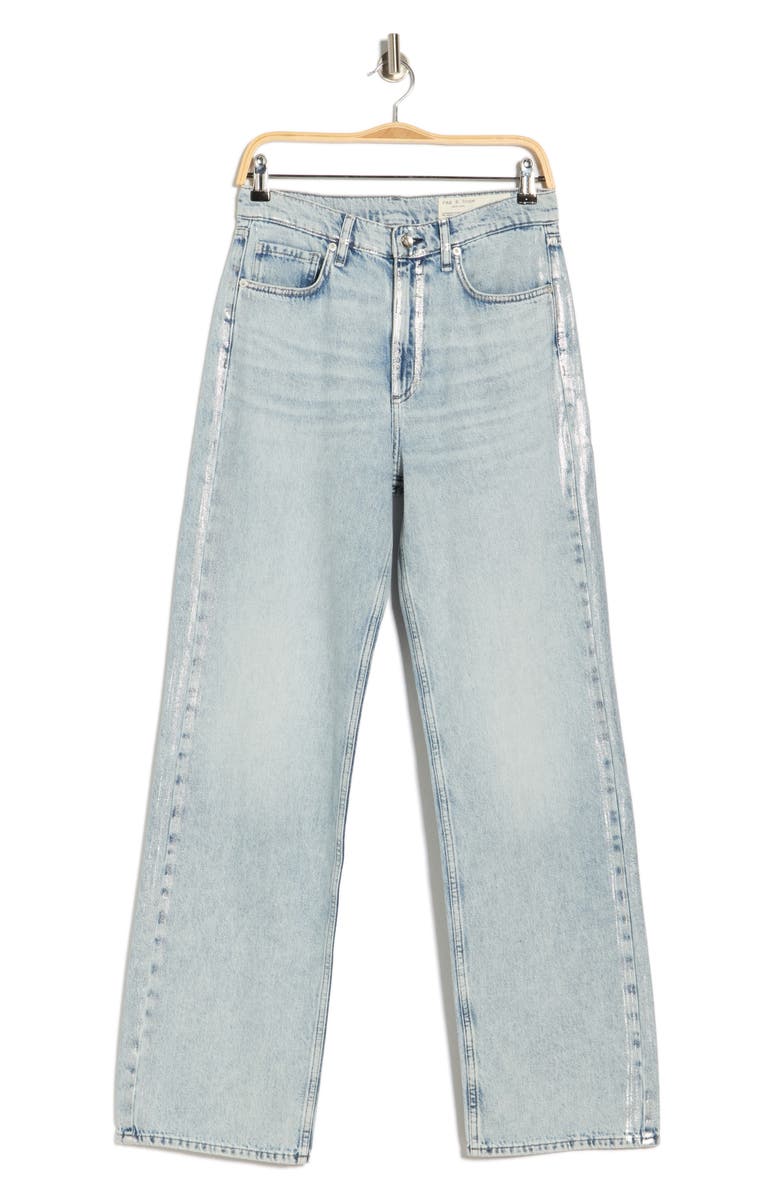 rag & bone Shannon High Waist Straight Leg Jeans, Alternate, color, Palmer