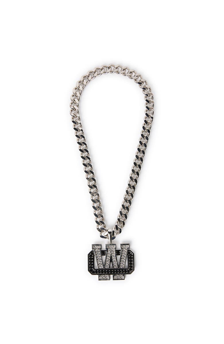 OFF WHITE Men's Bling  Strass Wall Chain, Main, color, 