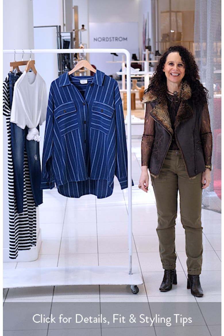Island Tide Stripe Organic Cotton Shirt Jacket video