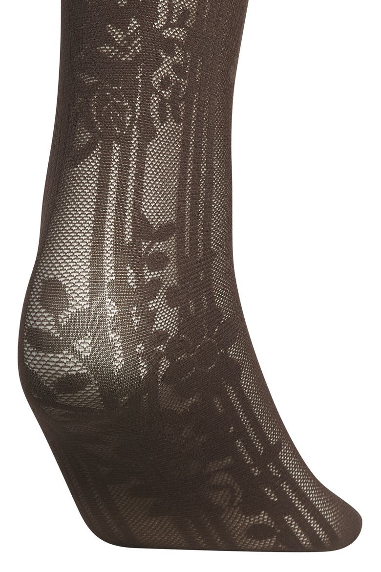Superlite 2-Pack Assorted Lace Crew Socks, Alternate, color, COFFEE BROWN/ BLACK