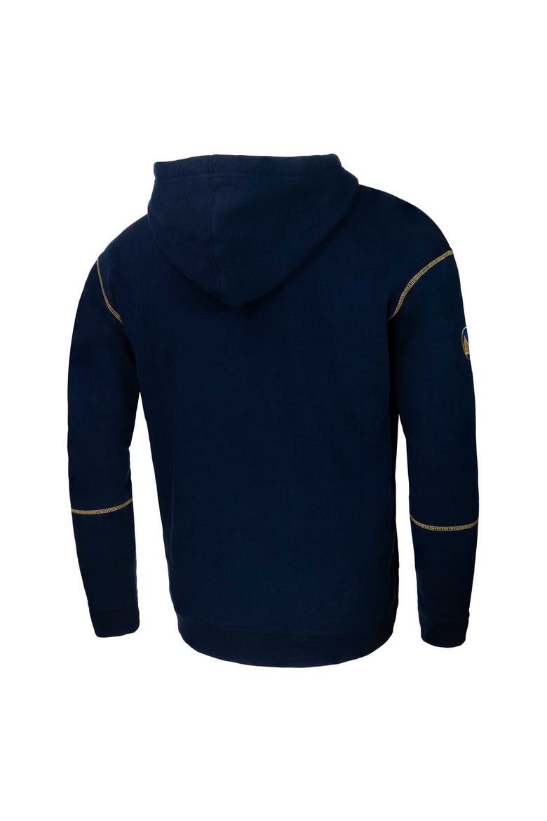 Unisex Navy Stadium Essentials Golden State Warriors Monument Pullover Hoodie, Alternate, color, Navy