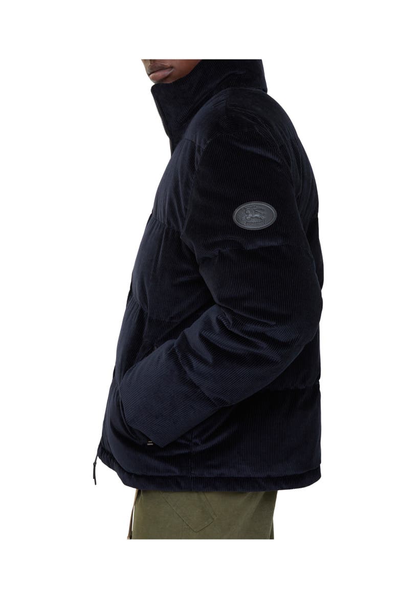Corduroy Snowdon Puffer Jacket, Alternate, color, Navy
