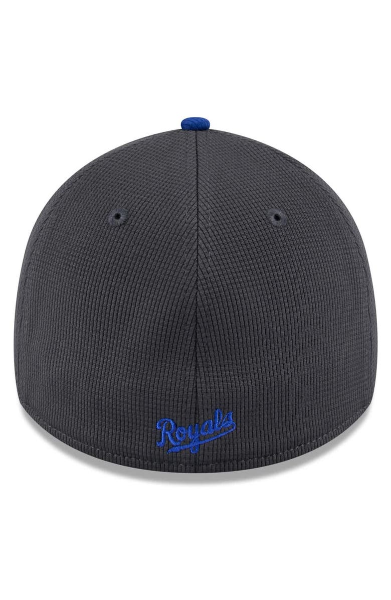 New Era Men's New Era  Gray/Royal Kansas City Royals 2025 Batting Practice 39THIRTY Flex Hat, Alternate, color, 