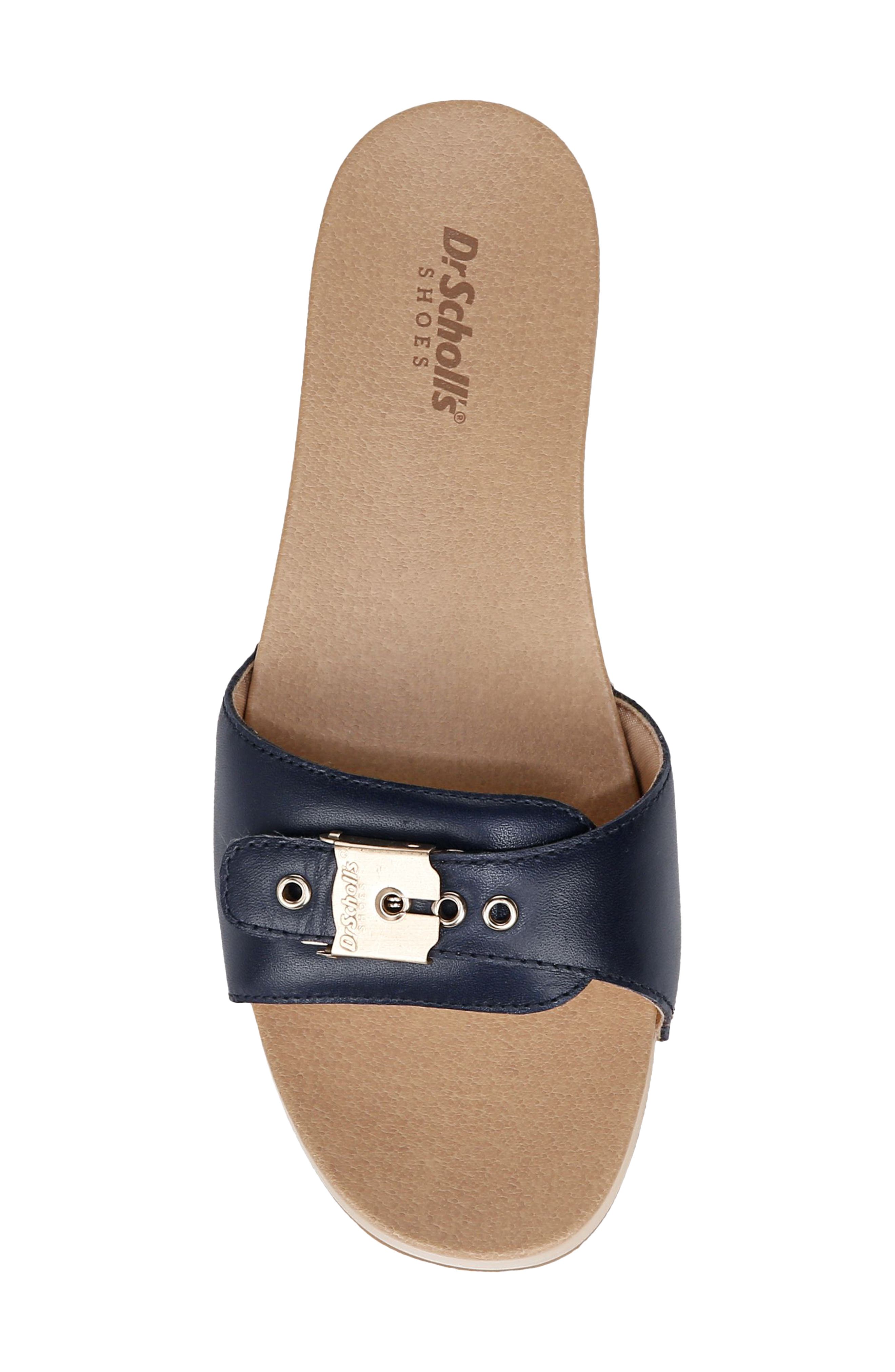 Dr. Scholl's Original Too Platform Sandal, Alternate, color, Navy