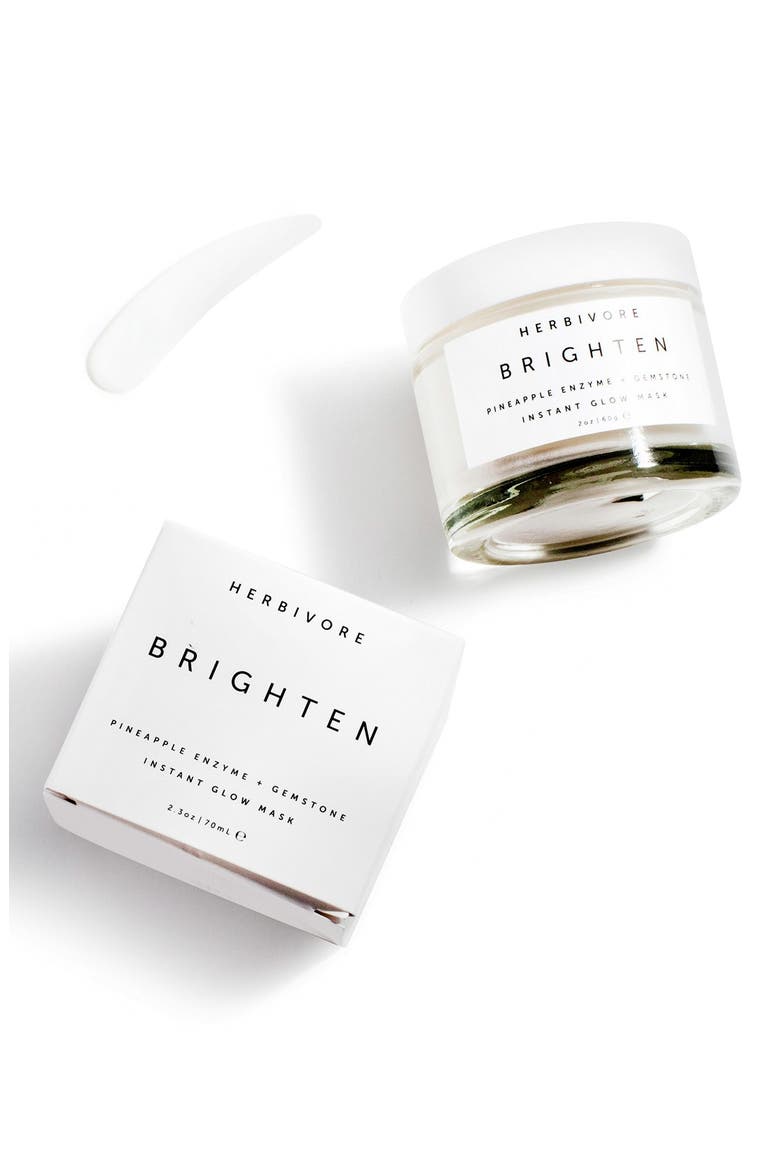 Brighten Pineapple Enzyme + Gemstone Instant Glow Mask, Alternate, color, NO COLOR