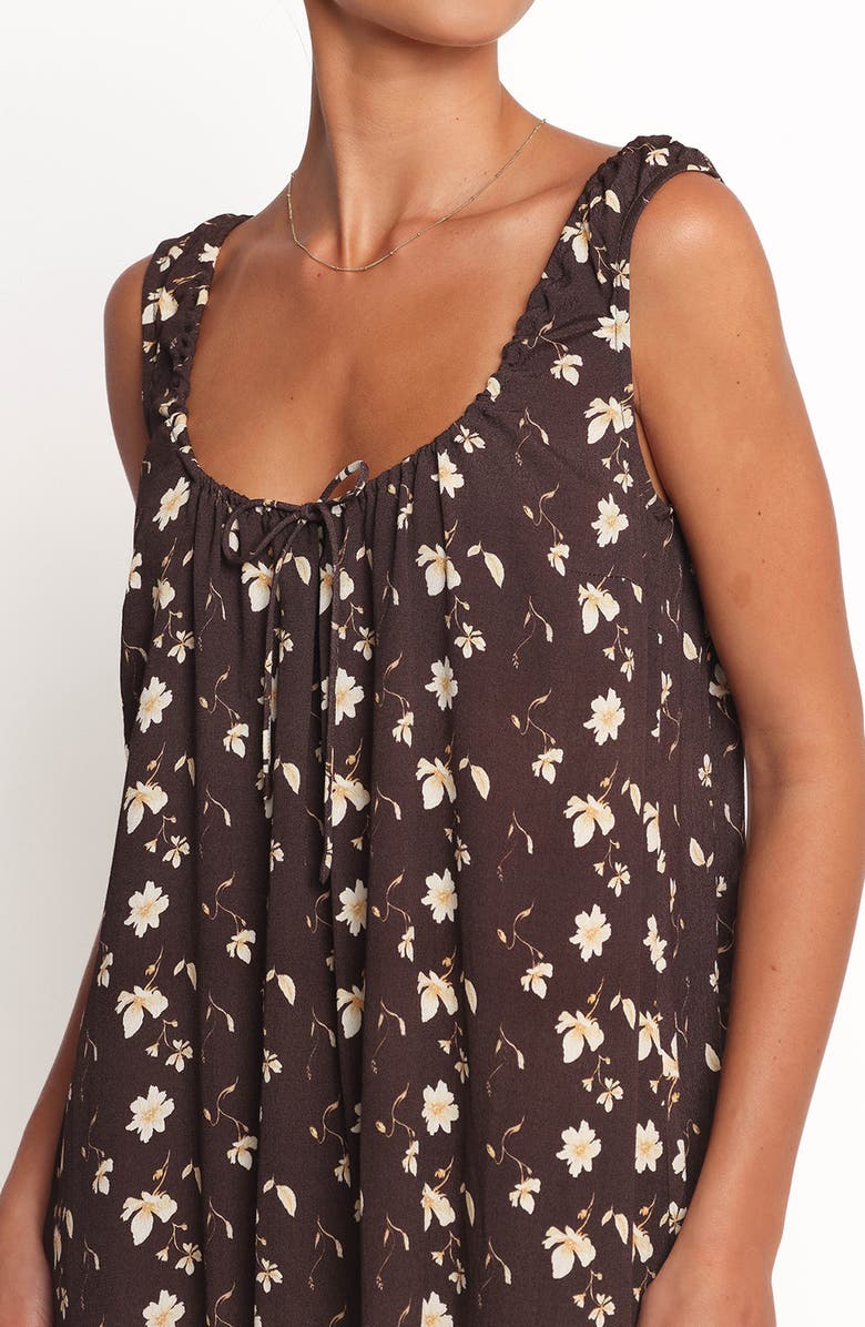 Petal & Pup Bowman Maxi Dress, Alternate, color, Brown Floral